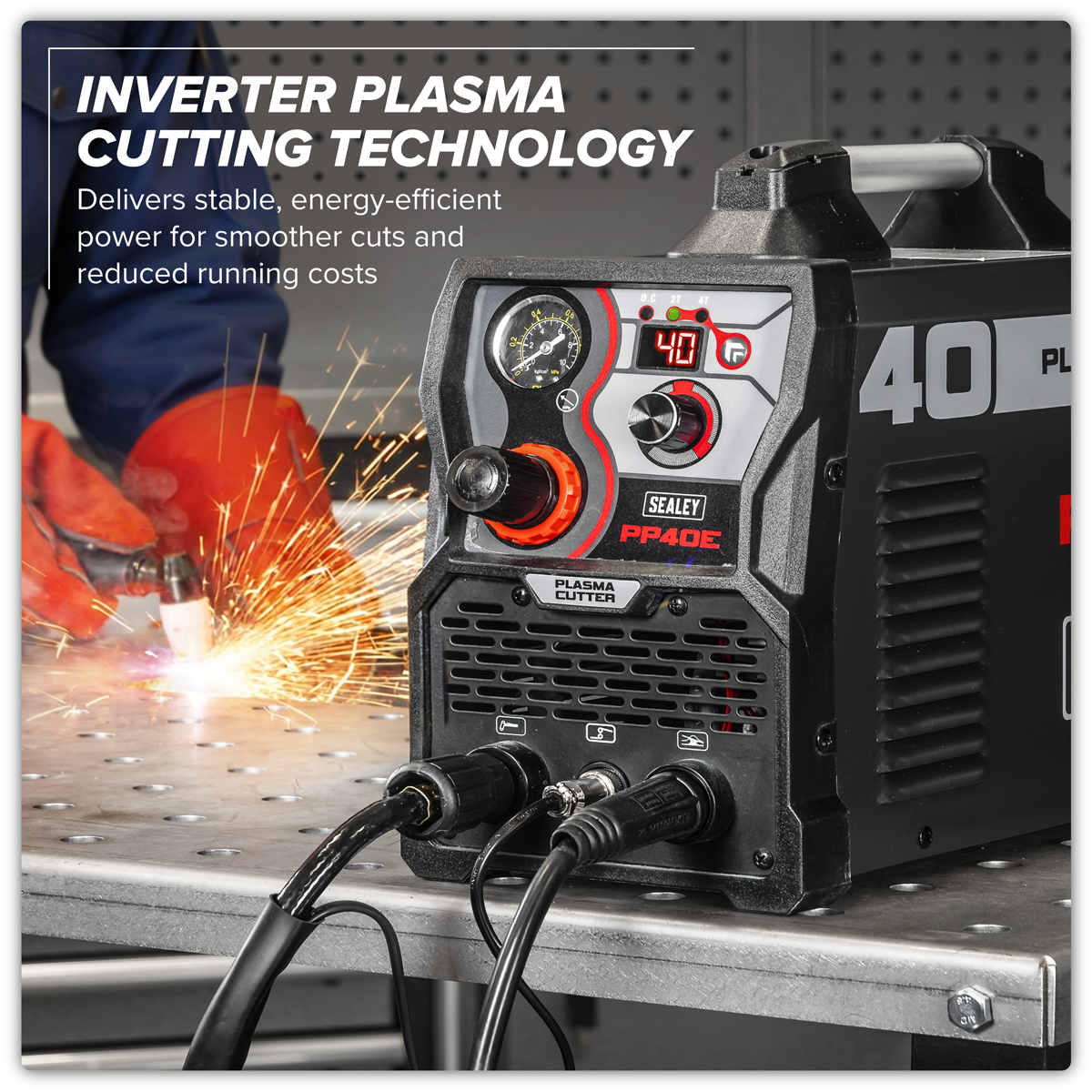 Sealey PP40E Plasma Cutter Inverter 40A 230V