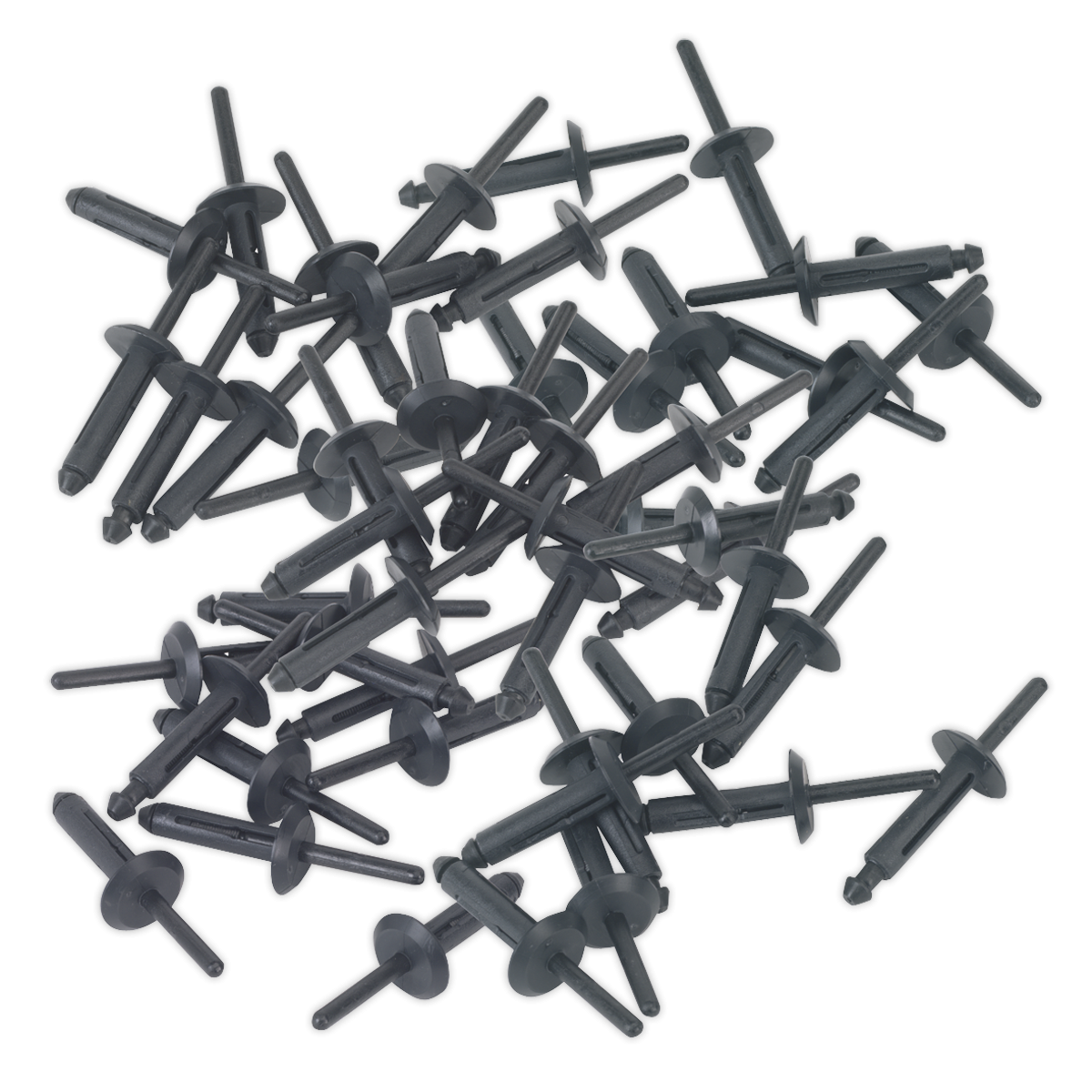 Sealey PR002 Plastic Rivet 6.3 x 25.2mm - Pack of 50