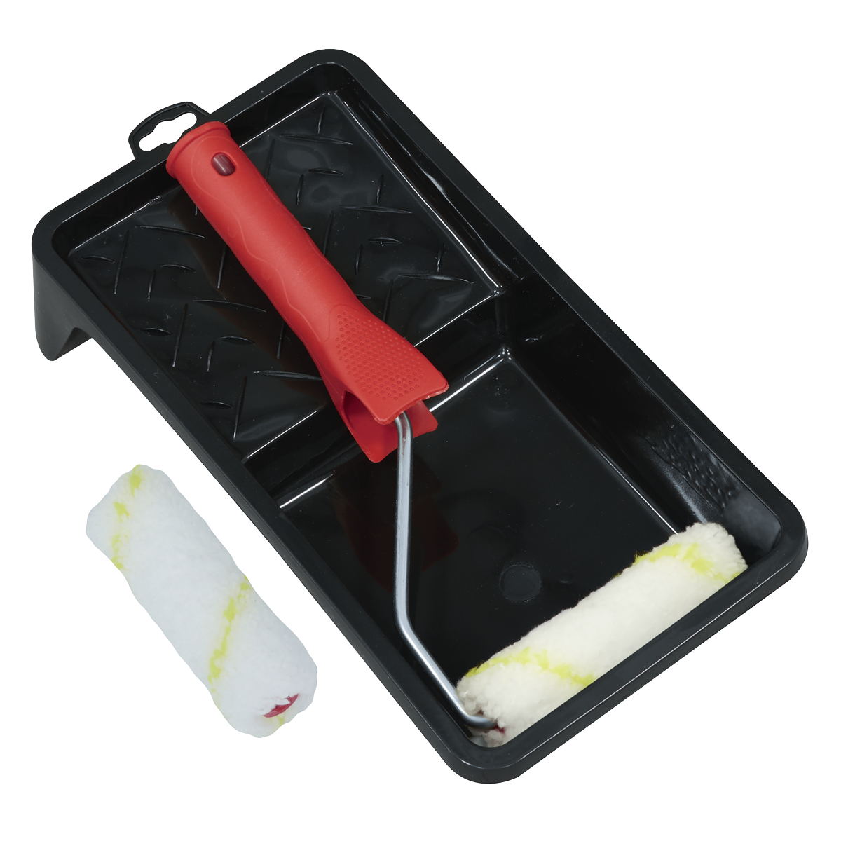 Sealey PR4 4" Paint Roller Set with Tray