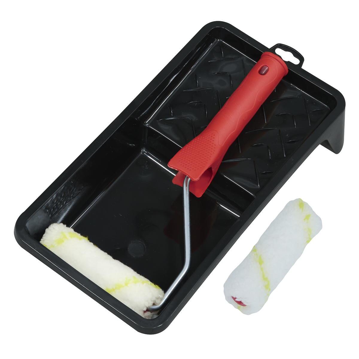 Sealey PR4 4" Paint Roller Set with Tray