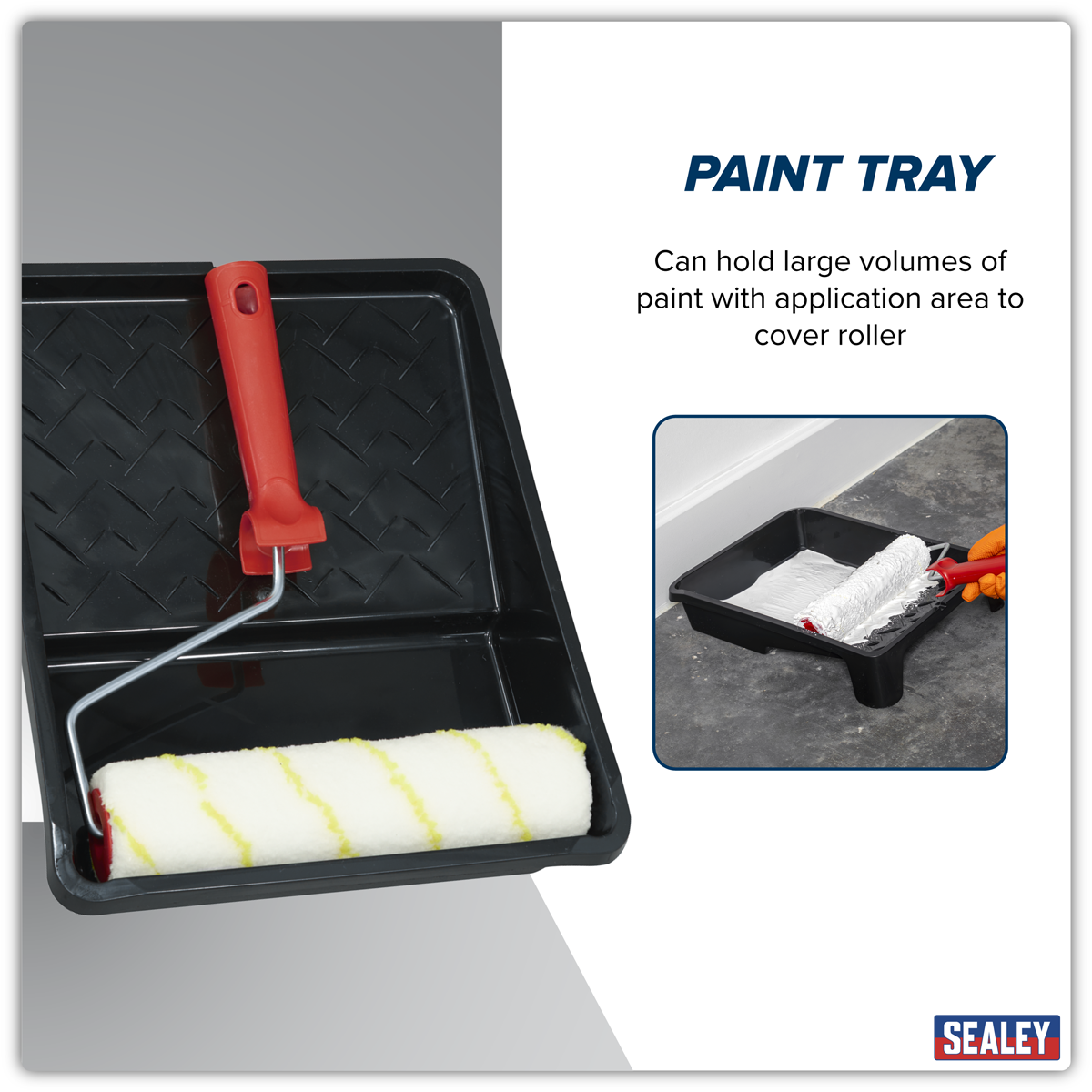 Sealey PR9 9" Paint Roller with Tray