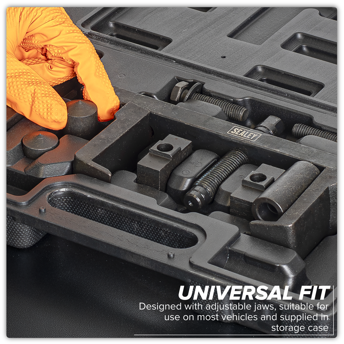 Sealey PS997 Crankshaft Pulley Removal Tool Set 12pc