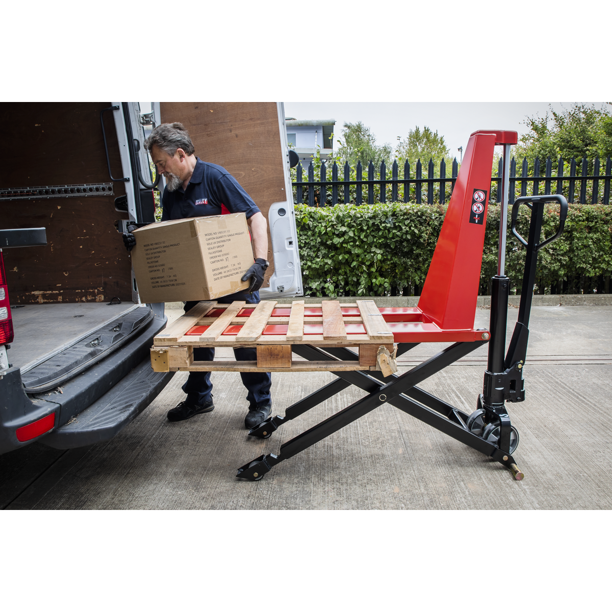 Sealey PT1170H High Lift Pallet Truck 1170 x 540mm 1000kg Capacity