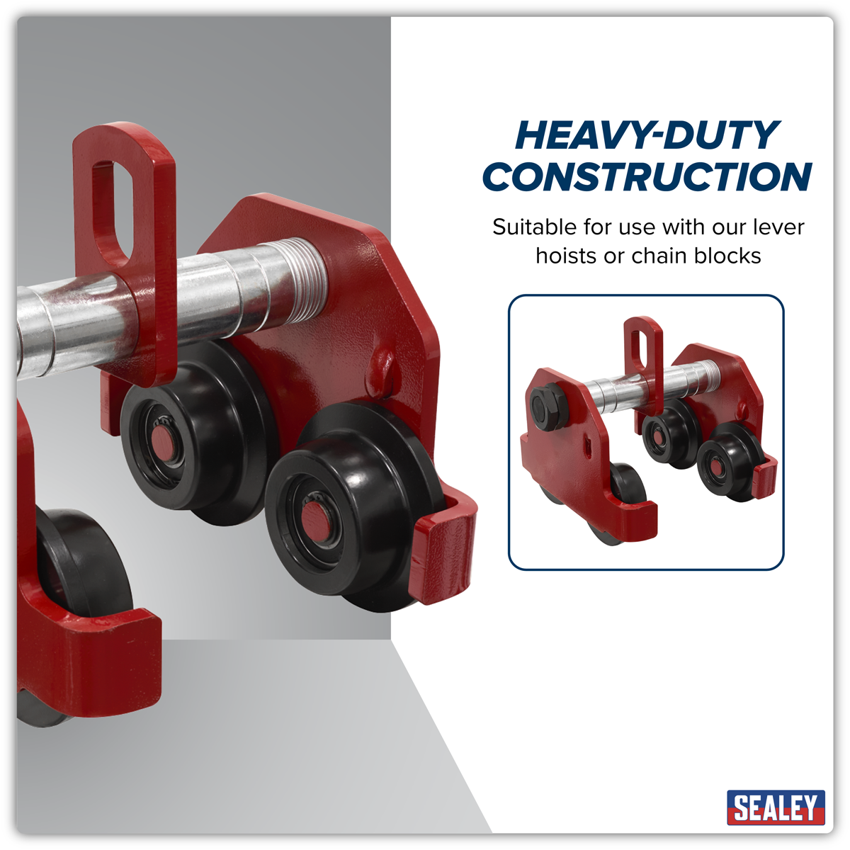 Sealey PT2000 Plain Trolley 2 Tonne