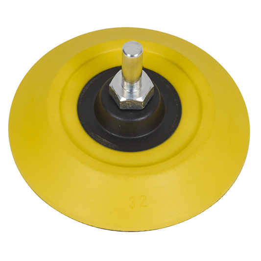 Sealey PTC75HLM 75mm Hook-and-Loop Backing Pad on 6mm Shaft