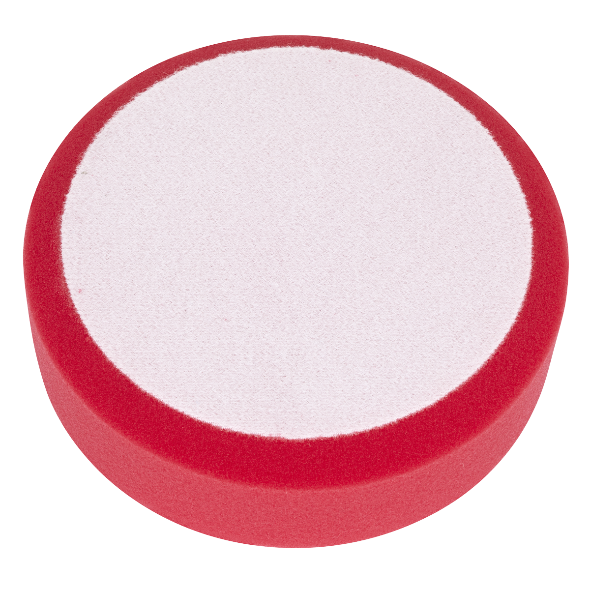 Sealey PTCCHV150R Hook-and-Loop Buffing & Polishing Foam Head 150 x 50mm - Red/Ultra-Soft