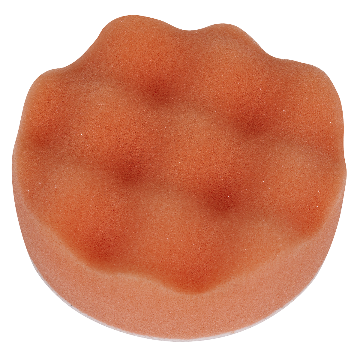 Sealey PTCCHW80O Hook-and-Loop Buffing & Polishing Foam Head 80 x 25mm - Orange/Firm