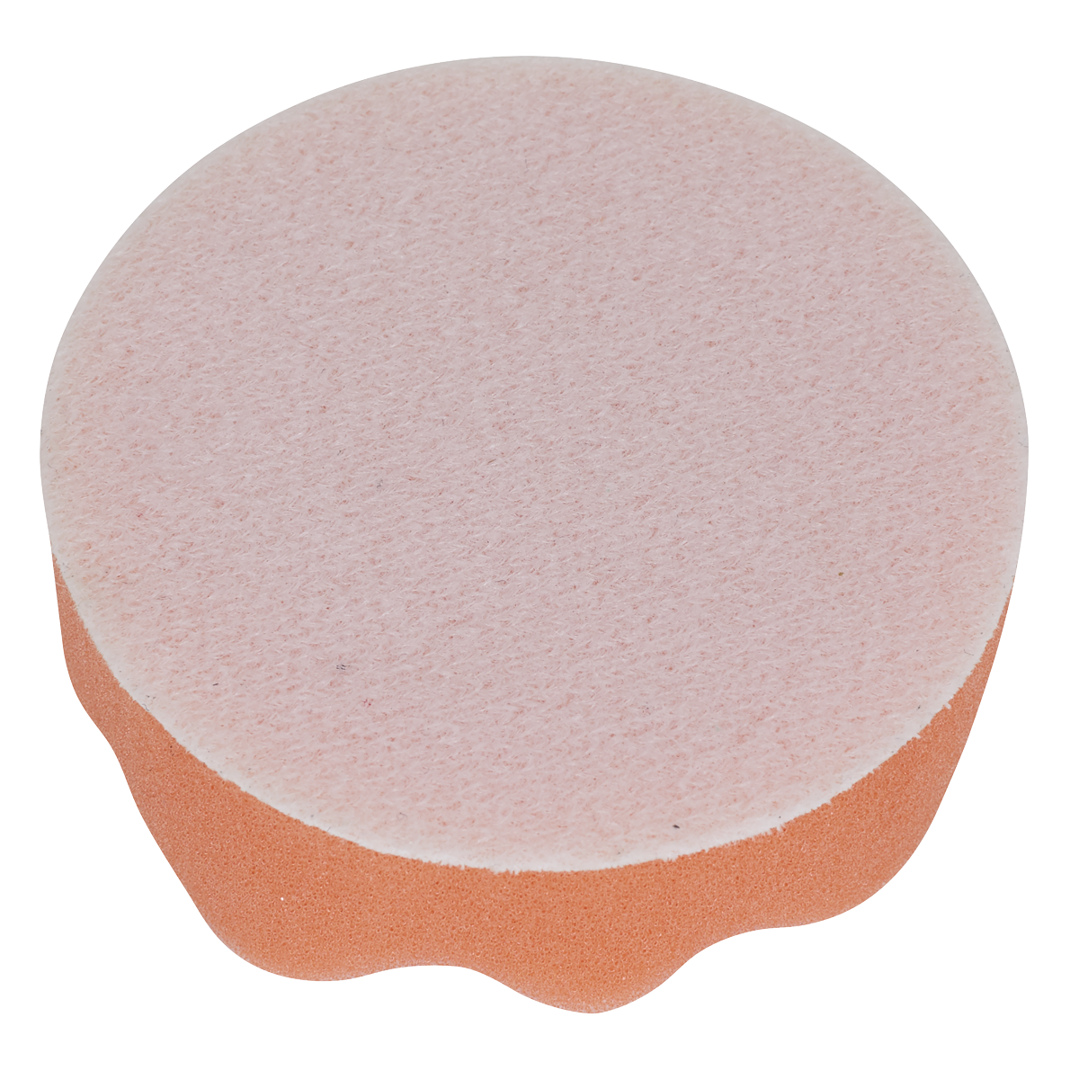 Sealey PTCCHW80O Hook-and-Loop Buffing & Polishing Foam Head 80 x 25mm - Orange/Firm