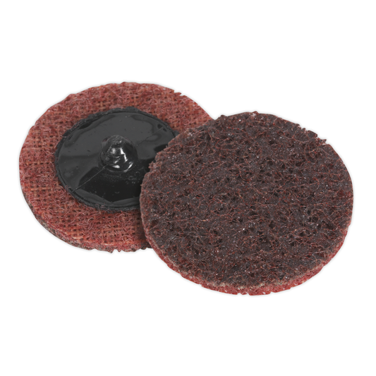 Sealey PTCQC50M Quick Change Preparation Pad 50mm, Medium - Pack of 10