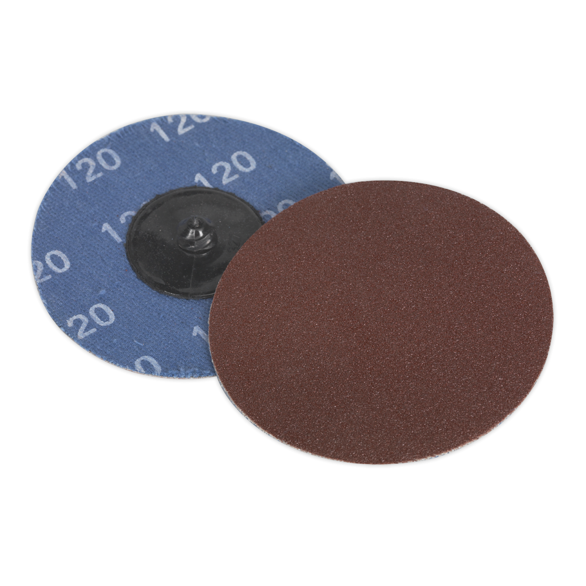 Sealey PTCQC75120 75mm Quick Change Sanding Disc 120Grit - Pack of 10