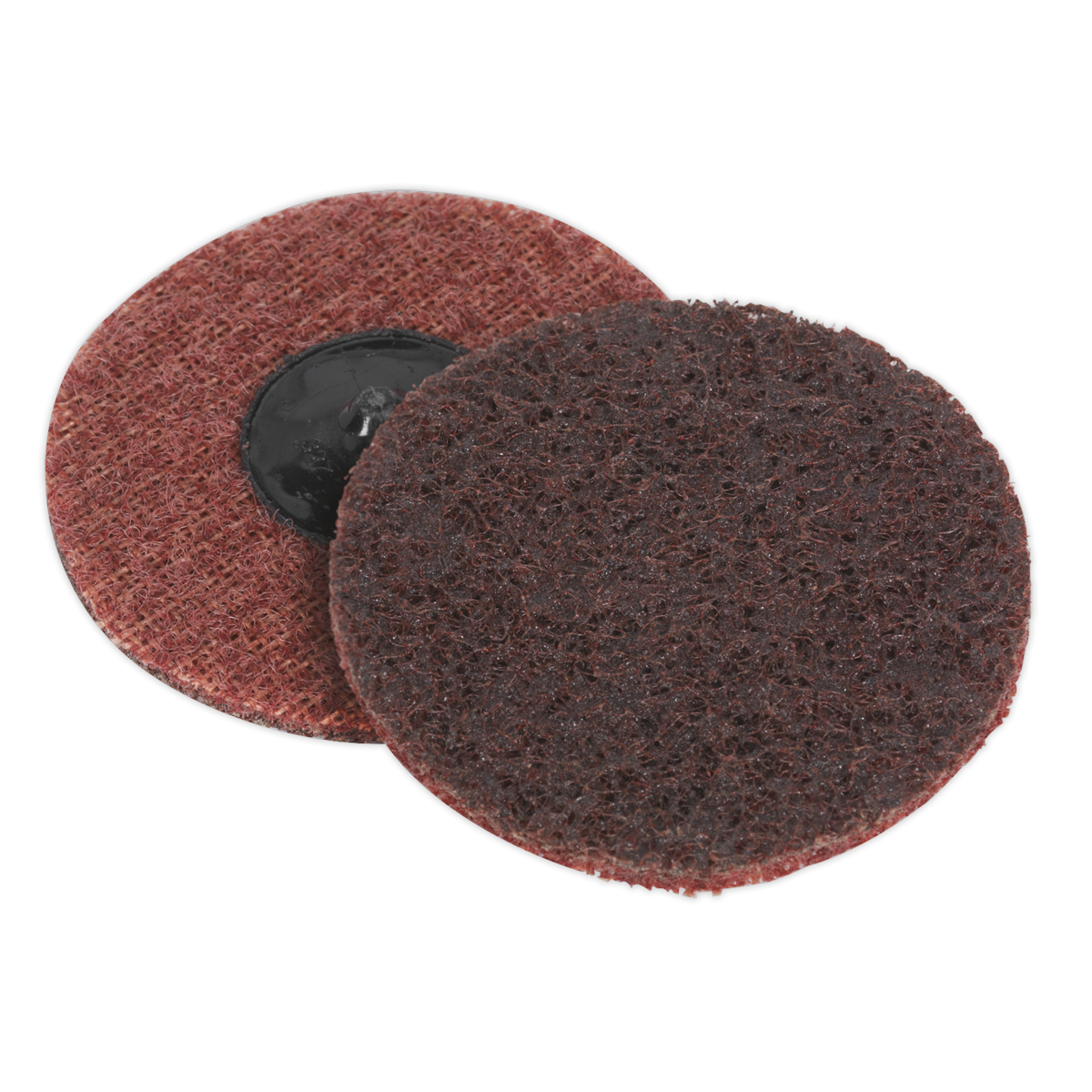 Sealey PTCQC75M Quick Change Preparation Pad 75mm, Medium - Pack of 10