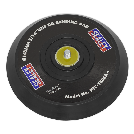 Sealey PTC/150SA 145mm DA Backing Pad for Stick-On Discs 5/16"UNF