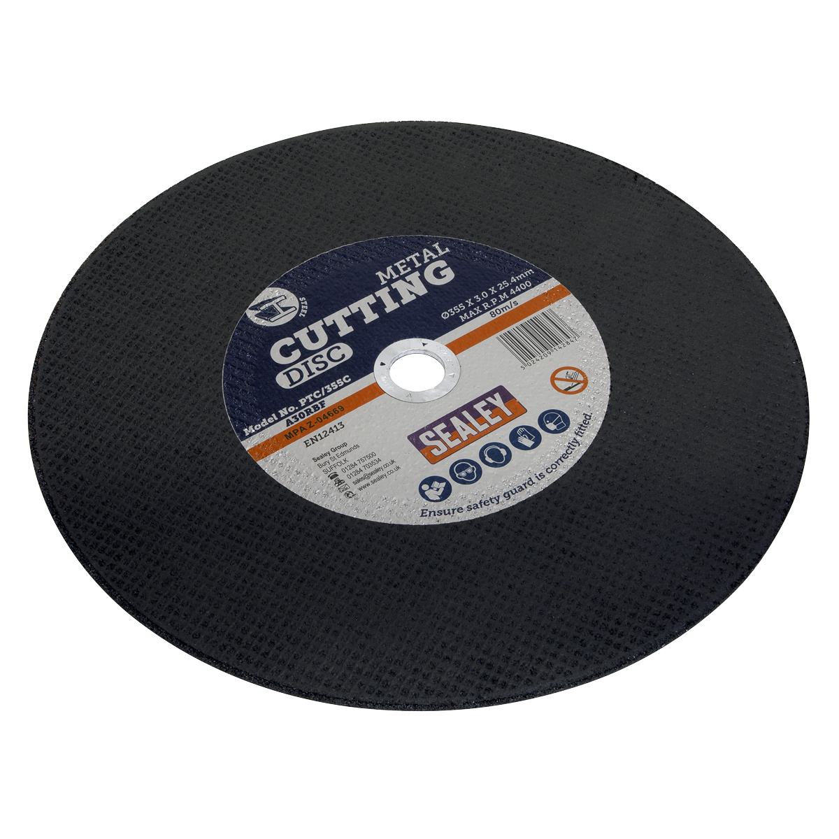 Sealey PTC/355C 355 x 3mm Cutting Disc 25.4mm Bore