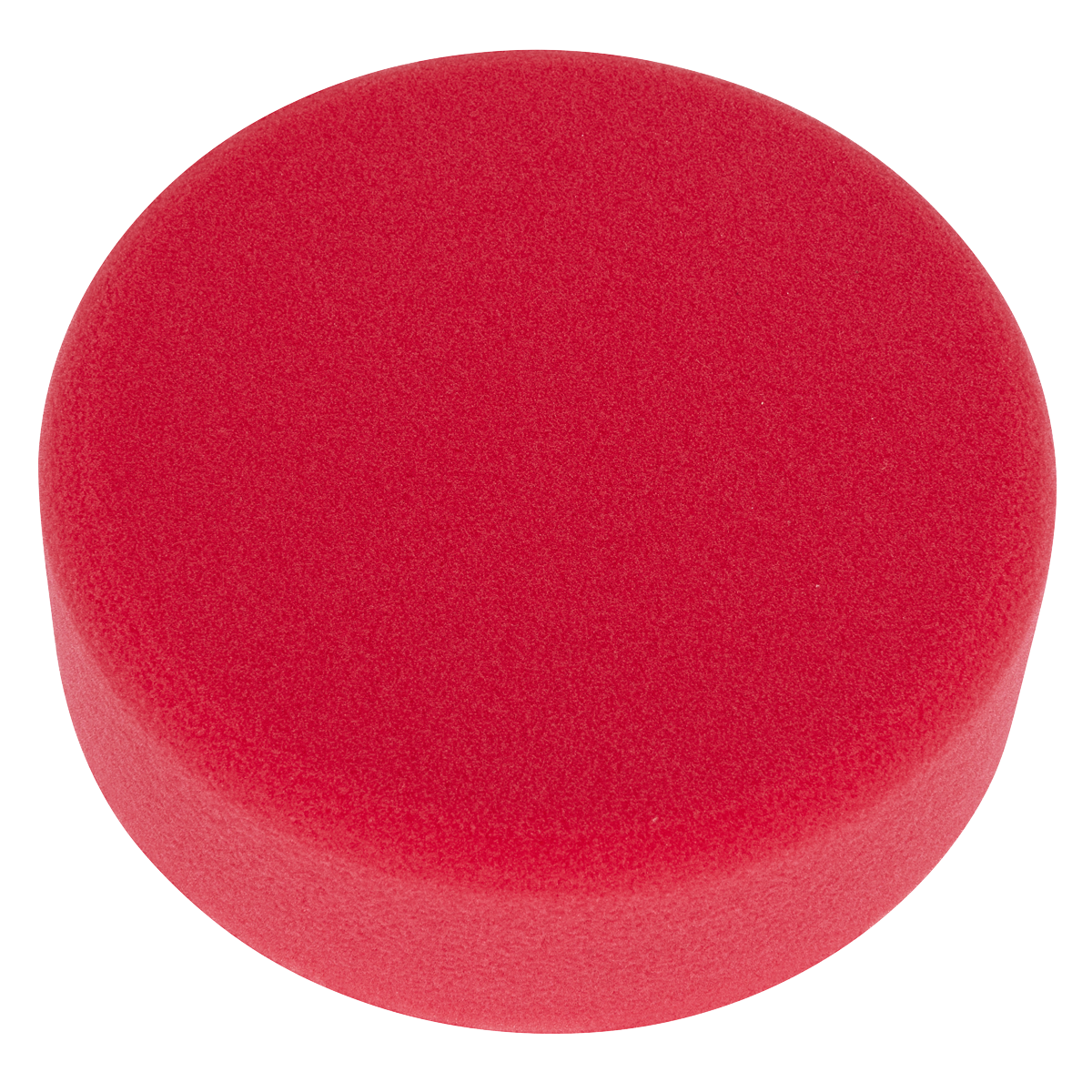 Sealey PTC/CH/M14-R 150 x 50mm Buffing & Polishing Foam Head M14 x 2mm - Red/Ultra-Soft