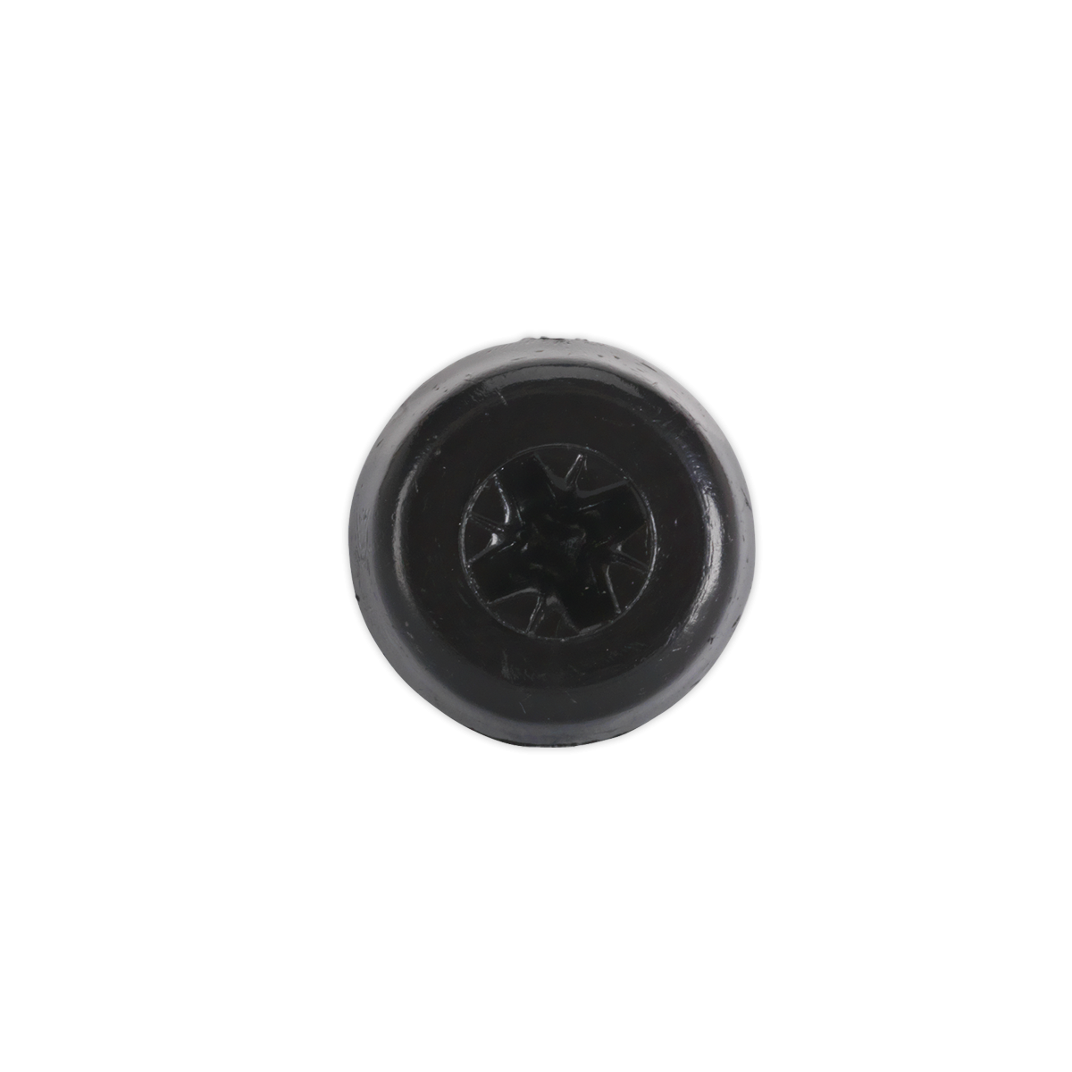 Sealey PTNP3 Numberplate Screw with Plastic Enclosed Head 4.8 x 18mm, Black - Pack of 50