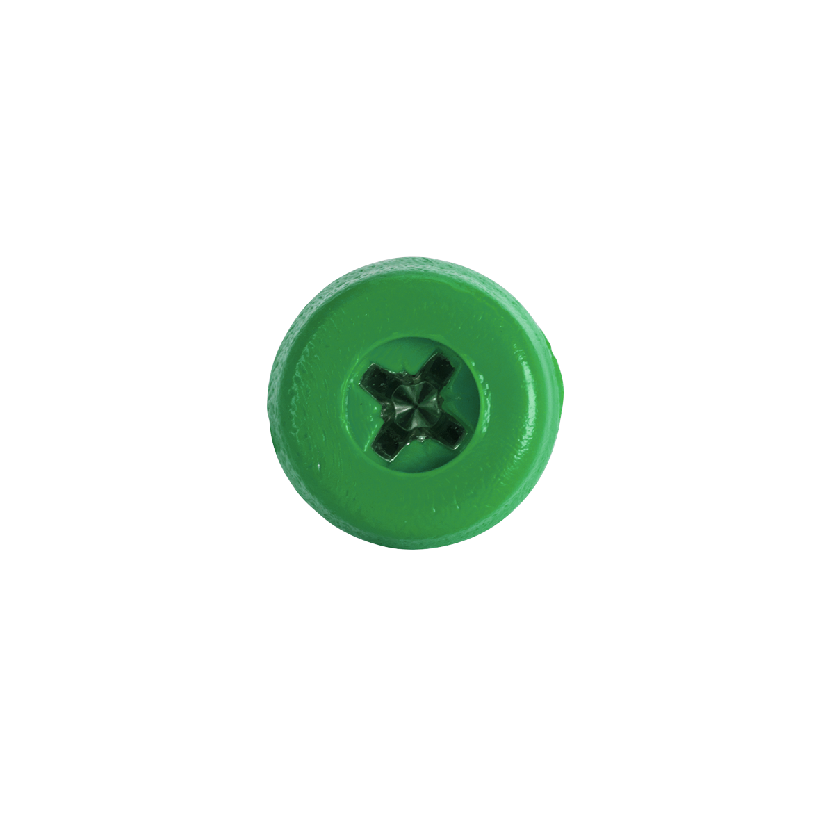 Sealey PTNPG Numberplate Screws 4.8 x 18mm, Green - Pack of 50