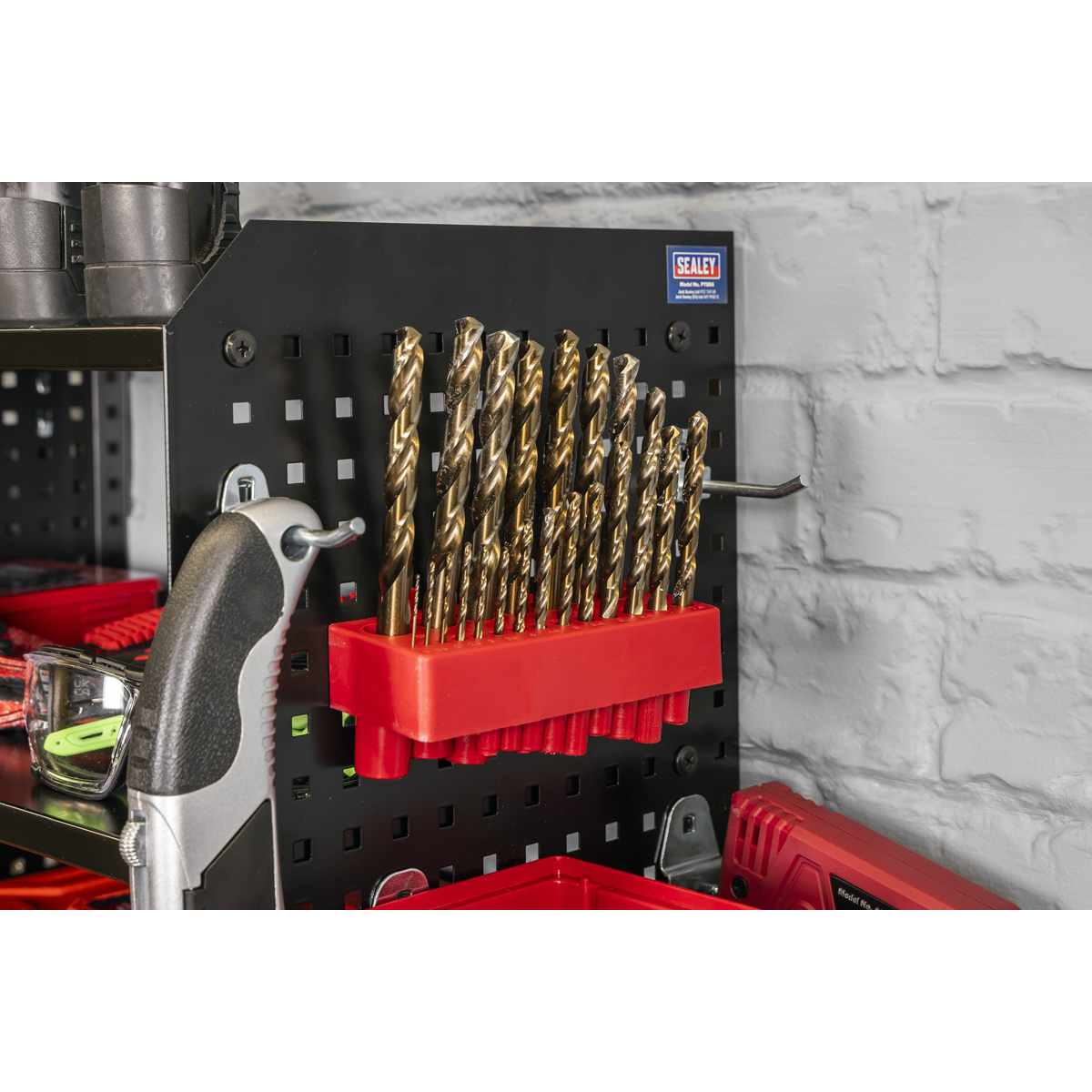 Sealey PTSR4 Power Tool Storage Rack with Shelves