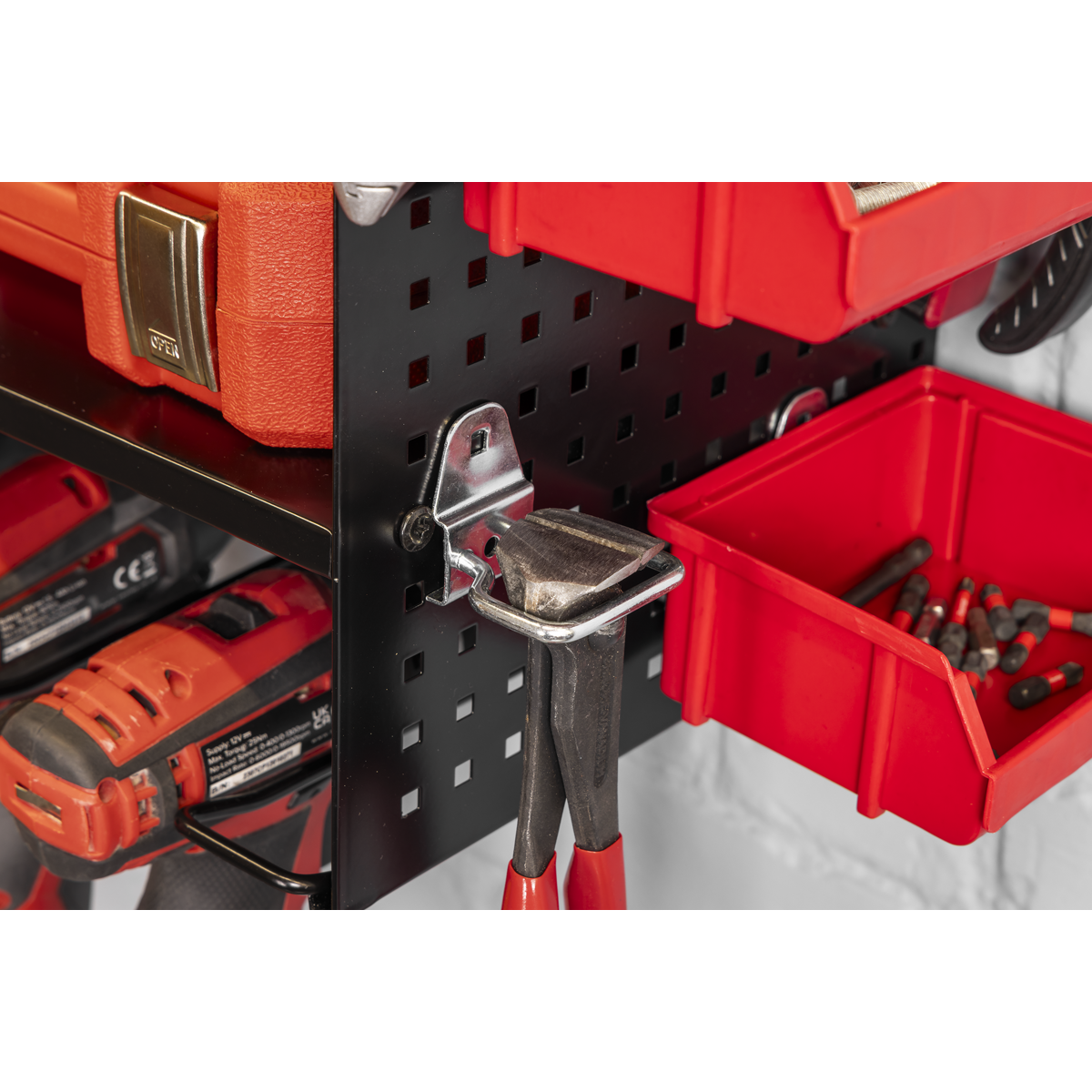 Sealey PTSR4 Power Tool Storage Rack with Shelves