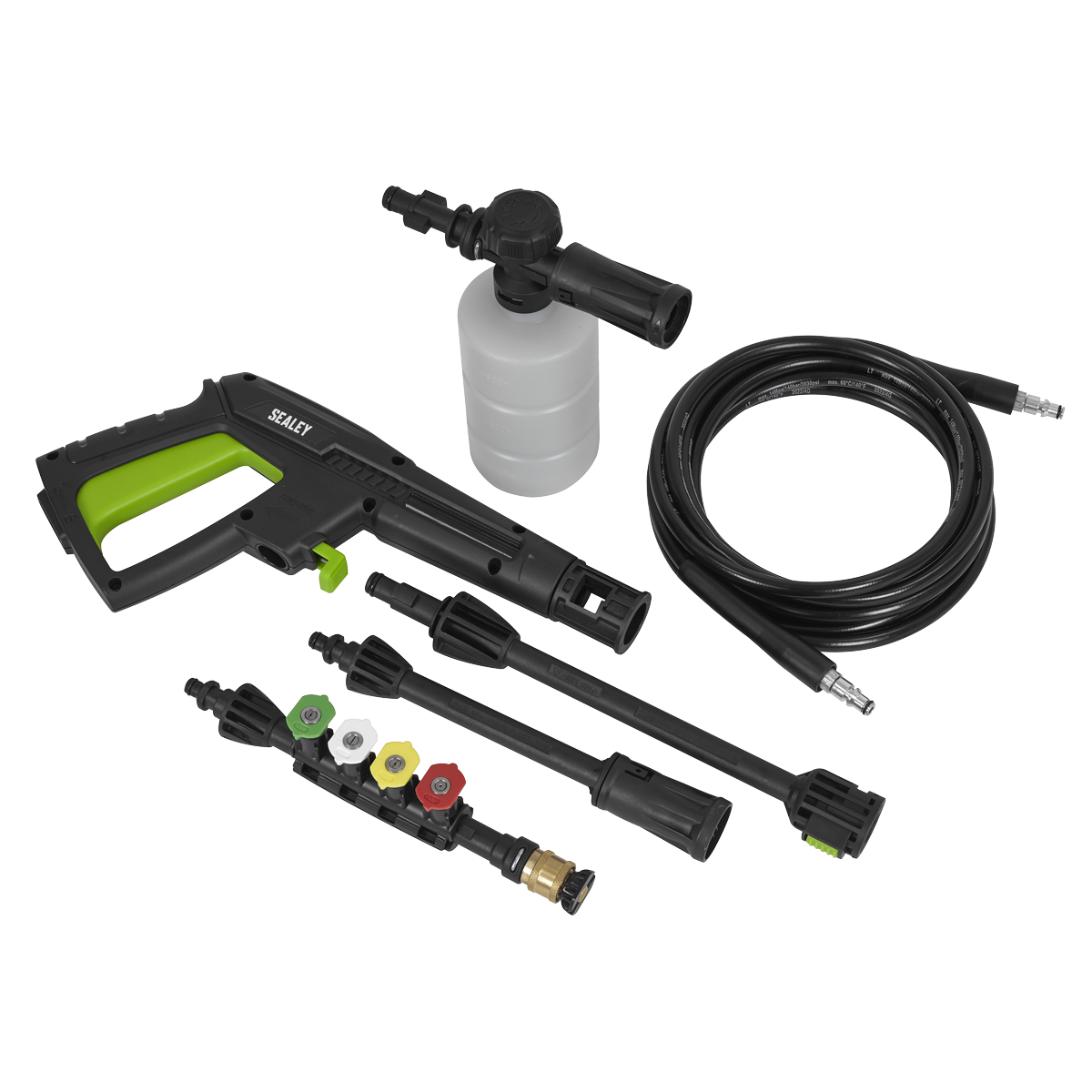 Sealey PW1610 Pressure Washer with TSS & Rotablast® Nozzle 100bar 1200W/230V