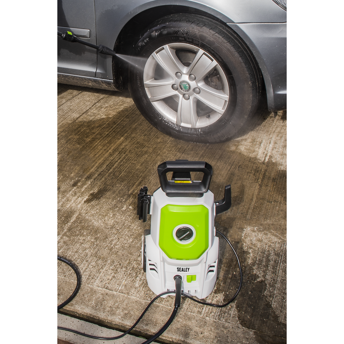 Sealey PW1610 Pressure Washer with TSS & Rotablast® Nozzle 100bar 1200W/230V