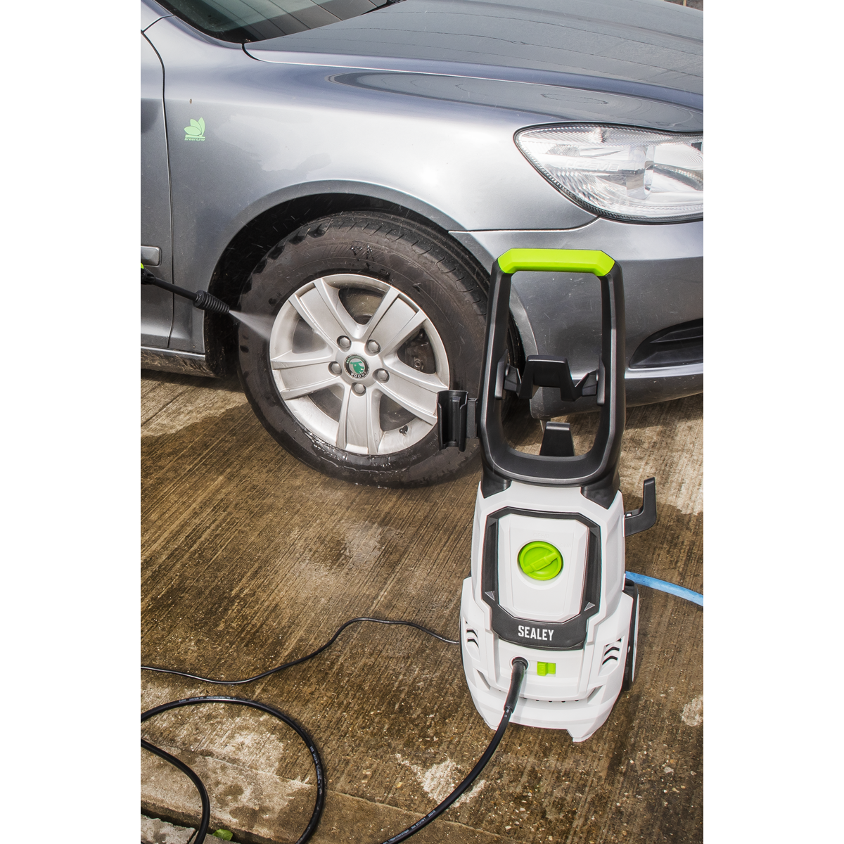 Sealey PW1860 Pressure Washer with TSS & Rotablast® Nozzle 130bar 1600W/230V