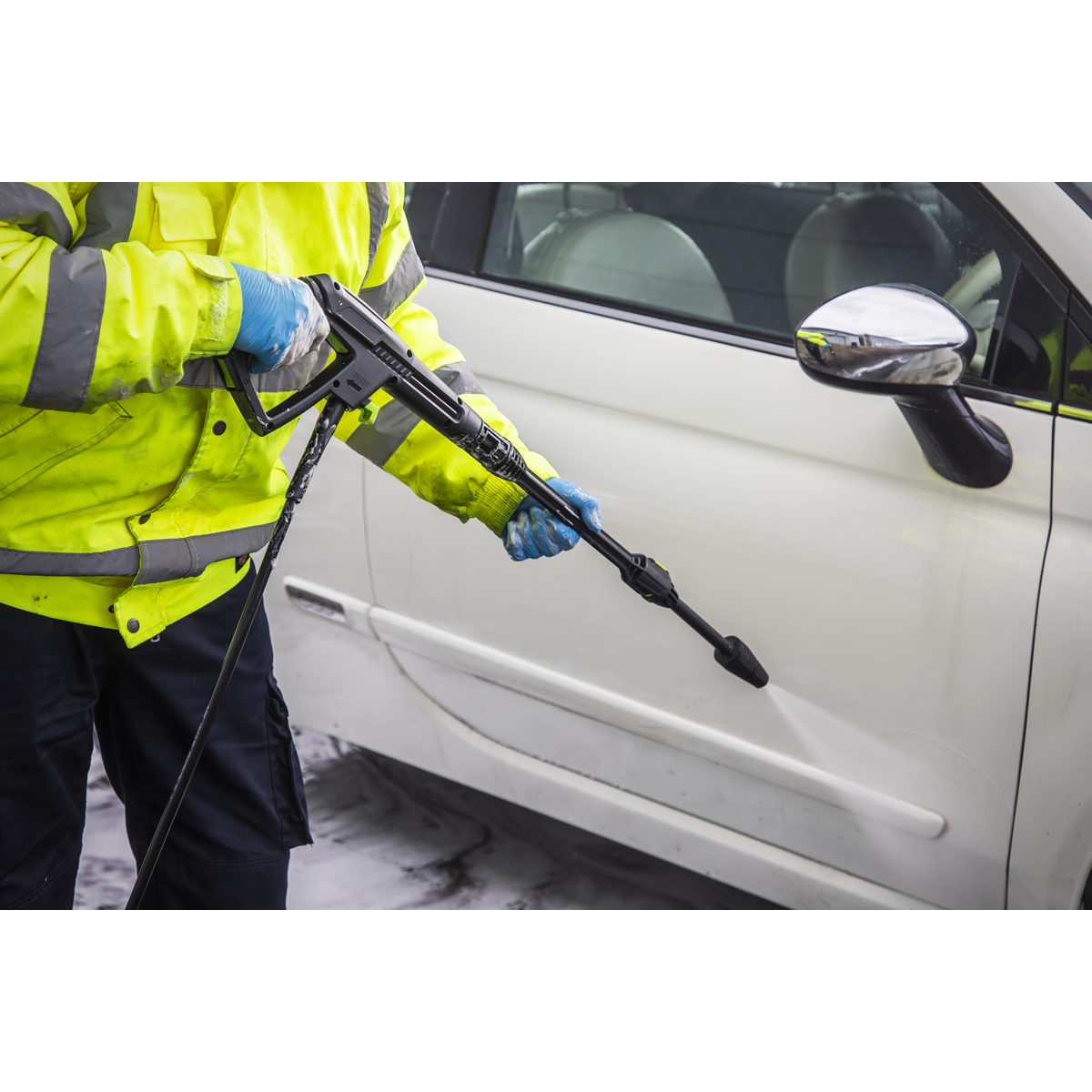 Sealey PW1860 Pressure Washer with TSS & Rotablast® Nozzle 130bar 1600W/230V