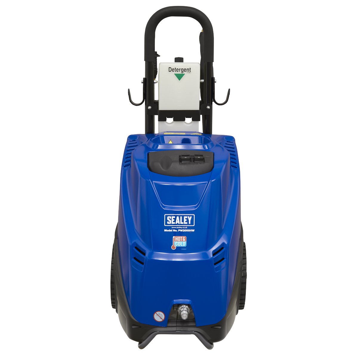 Sealey PW2000HW Hot/Cold Water Pressure Washer 135bar 2300W/230V