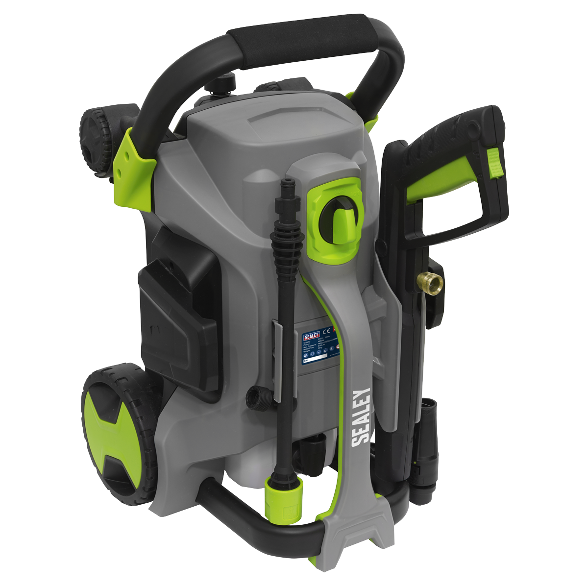 Sealey PW2000PA Pull-Along Pressure Washer with TSS 140bar 1800W/230V