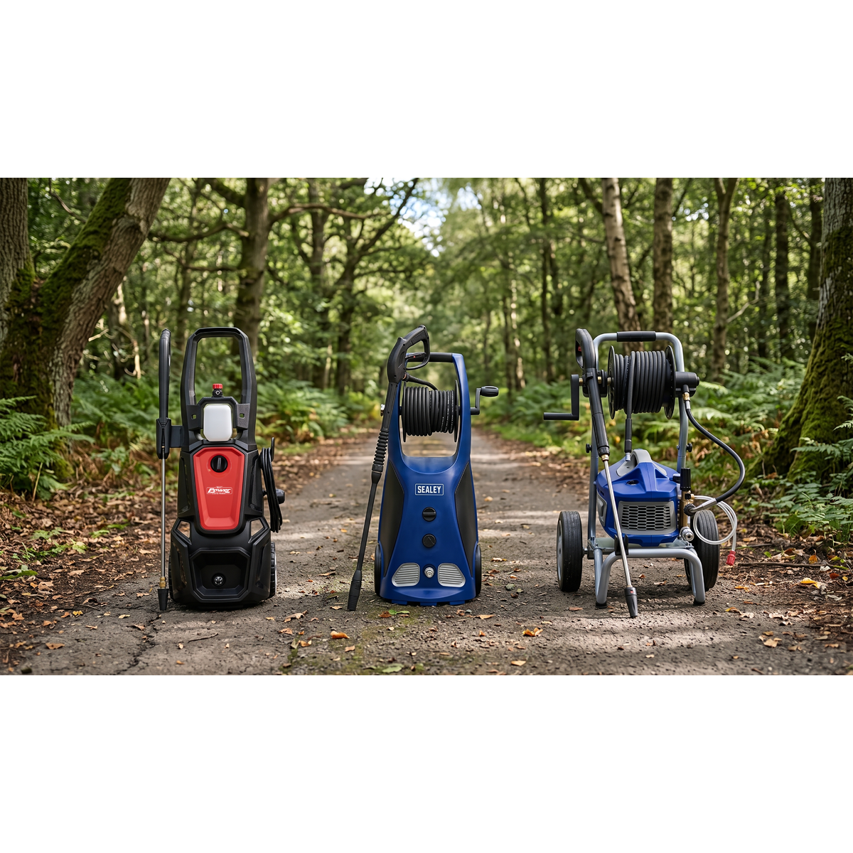 Sealey PW2500 Pressure Washer with TSS & Rotablast® Nozzle 180bar 2500W/230V