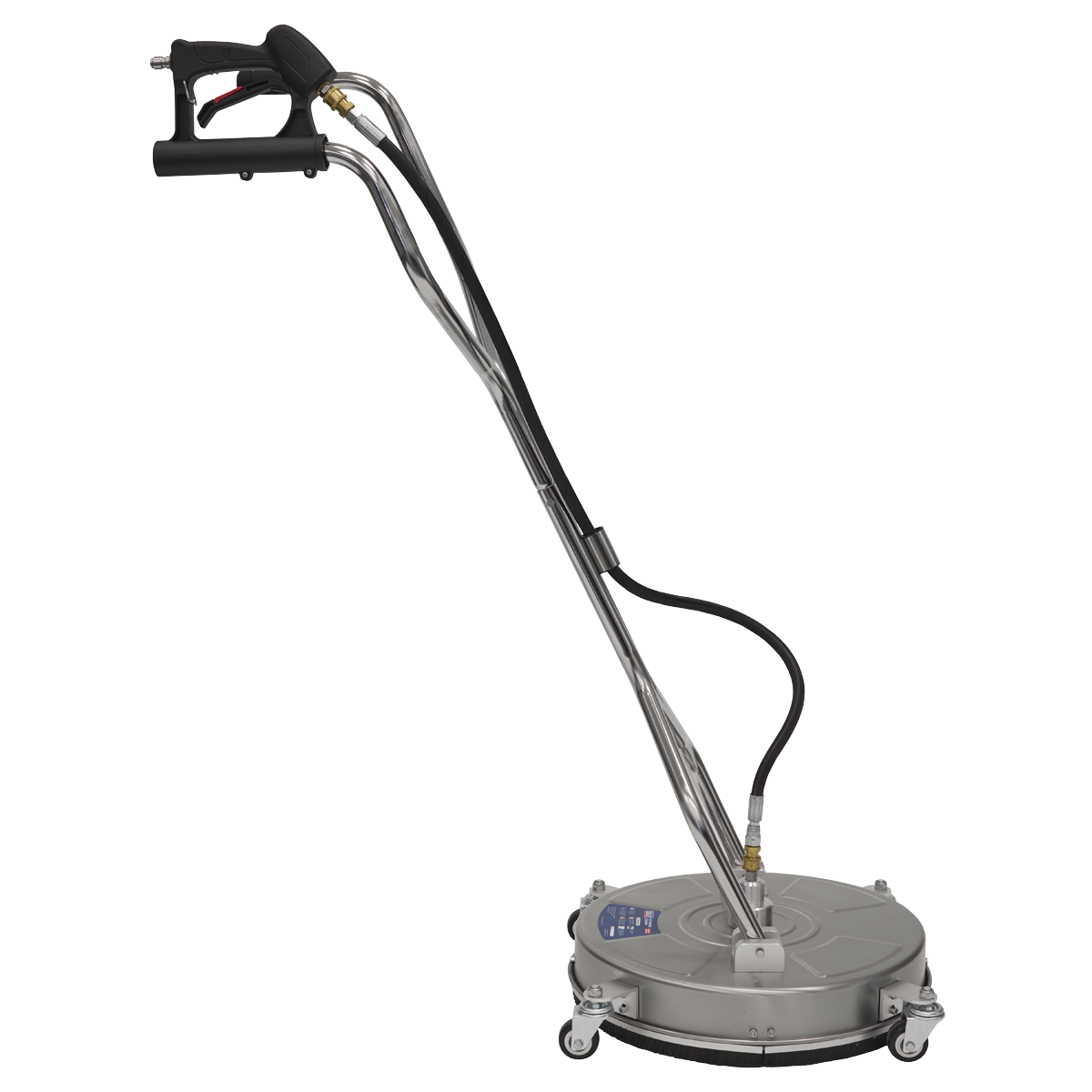Sealey PWAK18 18" Surface Cleaner with Dual Handle & Rotating Spray Bar - Stainless Steel