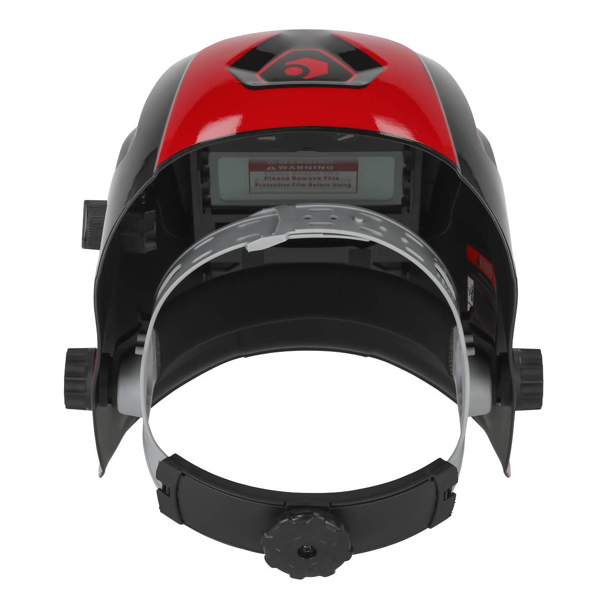 Sealey PWH1 Auto Darkening Welding Helmet Shade 9-13 - Red