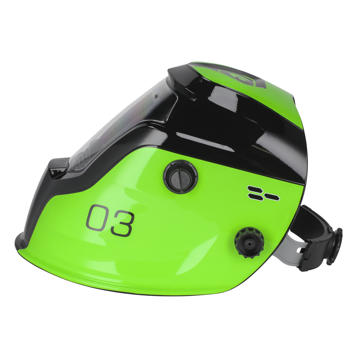 Sealey PWH3 Auto Darkening Welding Helmet Shade 9-13 - Green