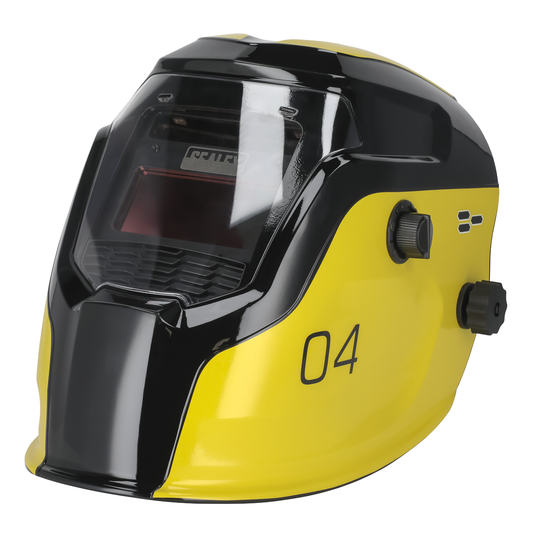 Sealey PWH4 Auto Darkening Welding Helmet Shade 9-13 - Yellow