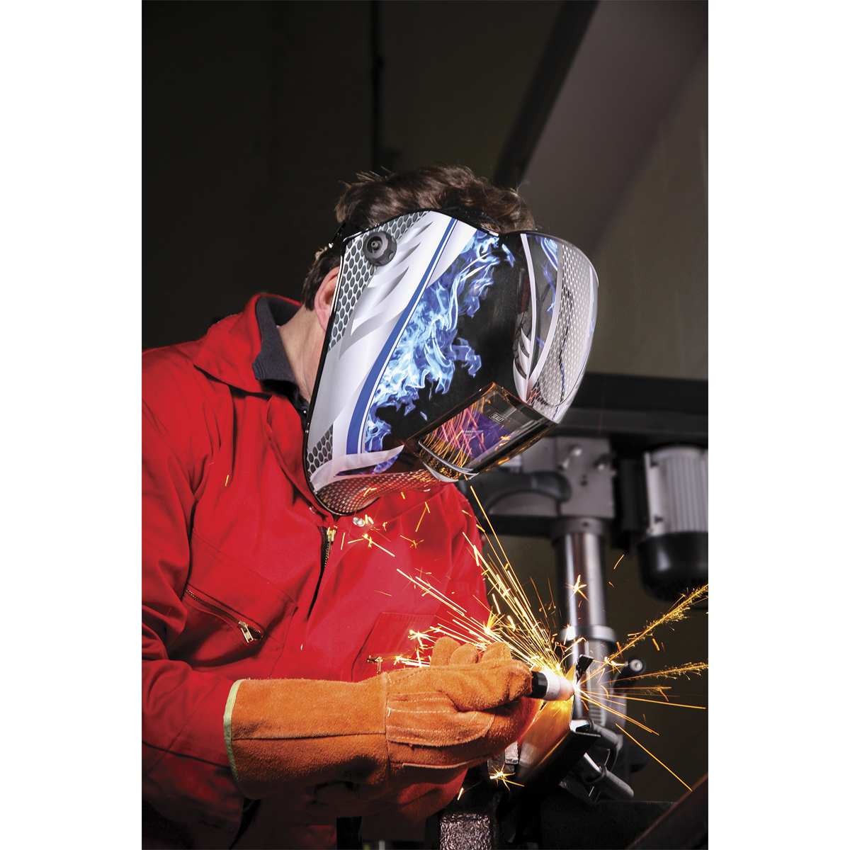 Sealey PWH601 Auto Darkening Welding Helmet Shade 9-13