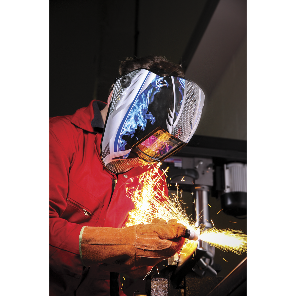 Sealey PWH601 Auto Darkening Welding Helmet Shade 9-13