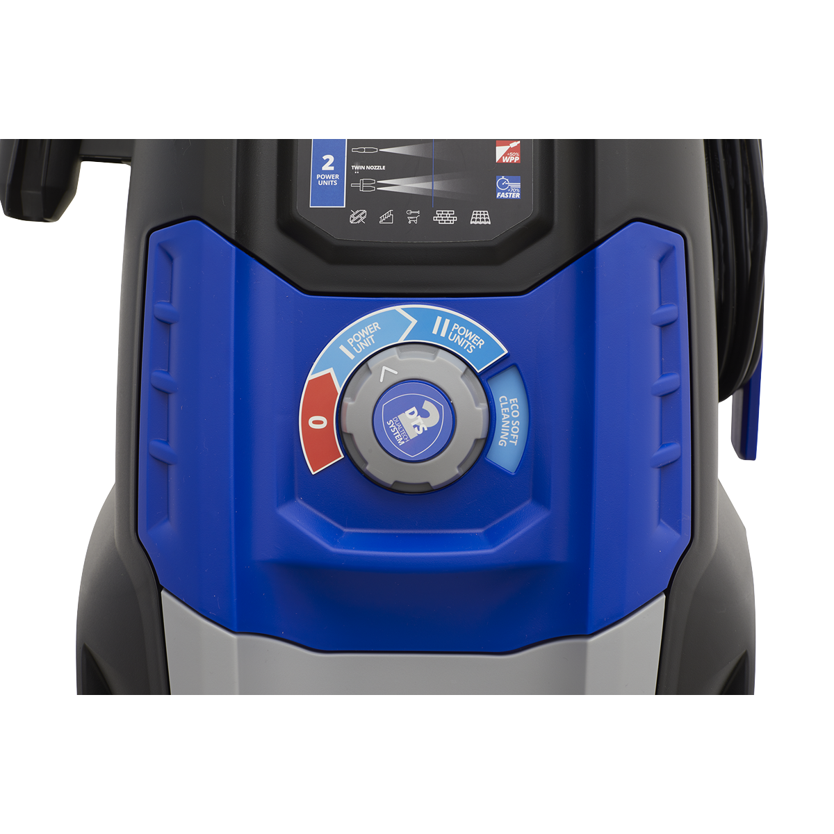 Sealey PWTF2200 Twin Pump Pressure Washer with TSS & Rotablast® Nozzle 150bar 2500W/230V