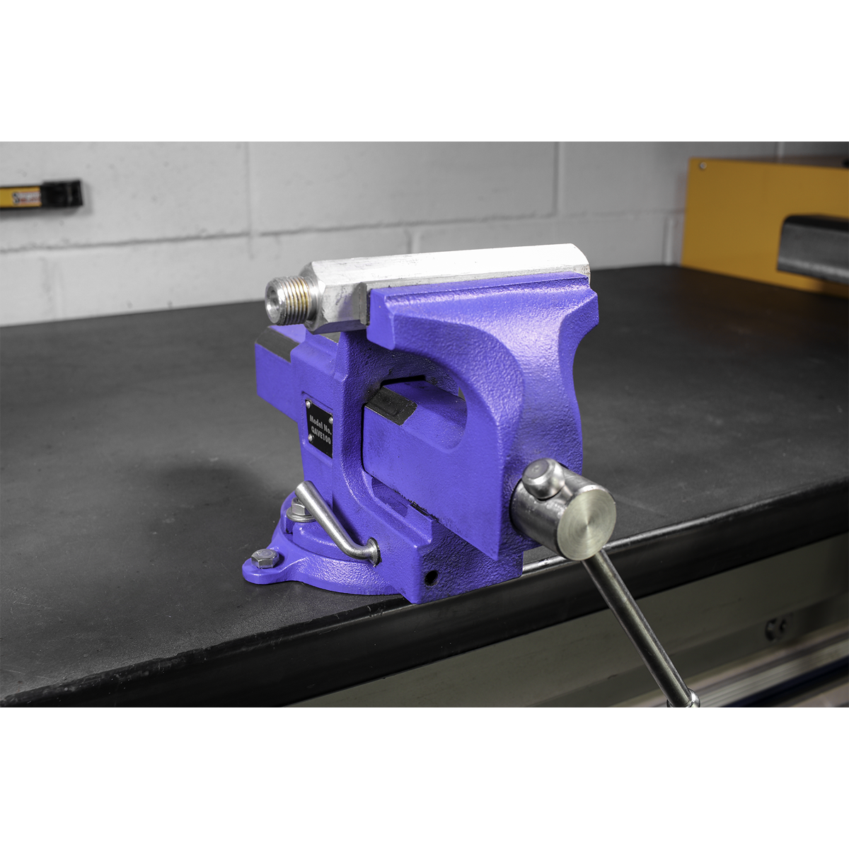 Sealey QAVE100 Quick Action SG Iron Vice with Swivel Base 100mm
