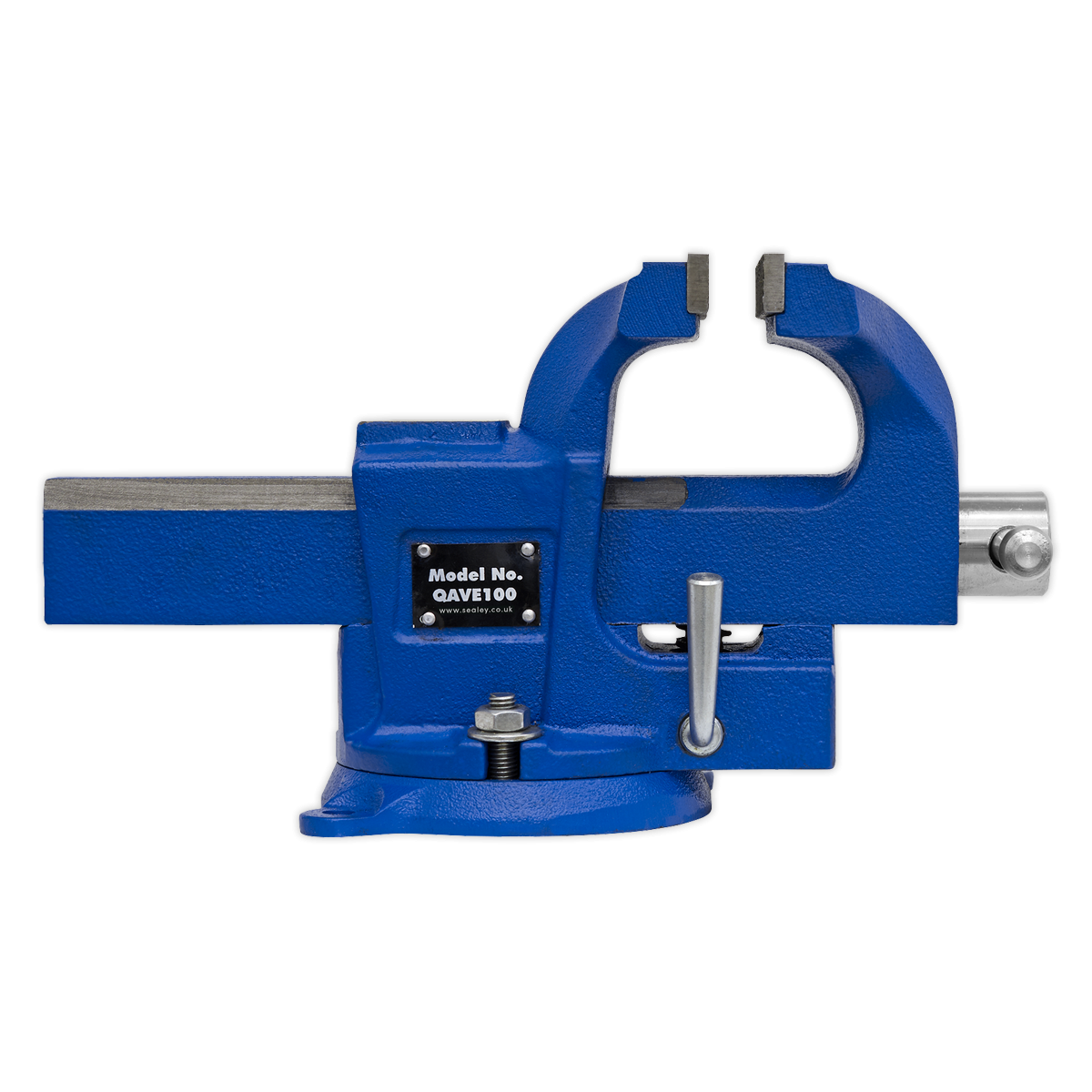 Sealey QAVE100 Quick Action SG Iron Vice with Swivel Base 100mm
