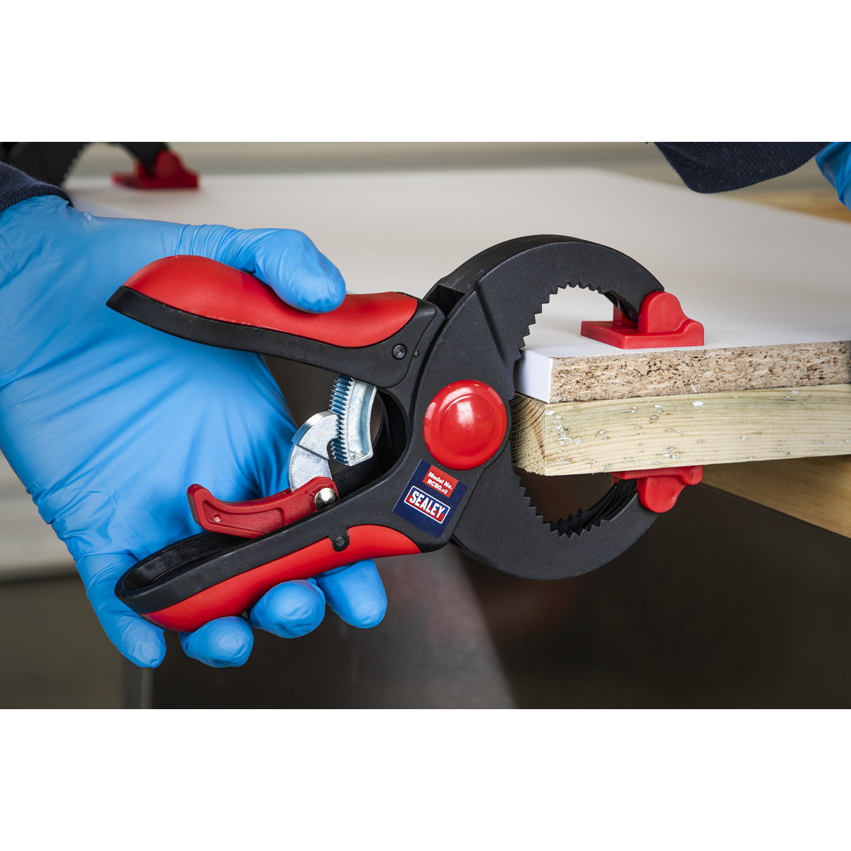 Sealey RC504 Ratchet Clamp Set 45mm 4pc