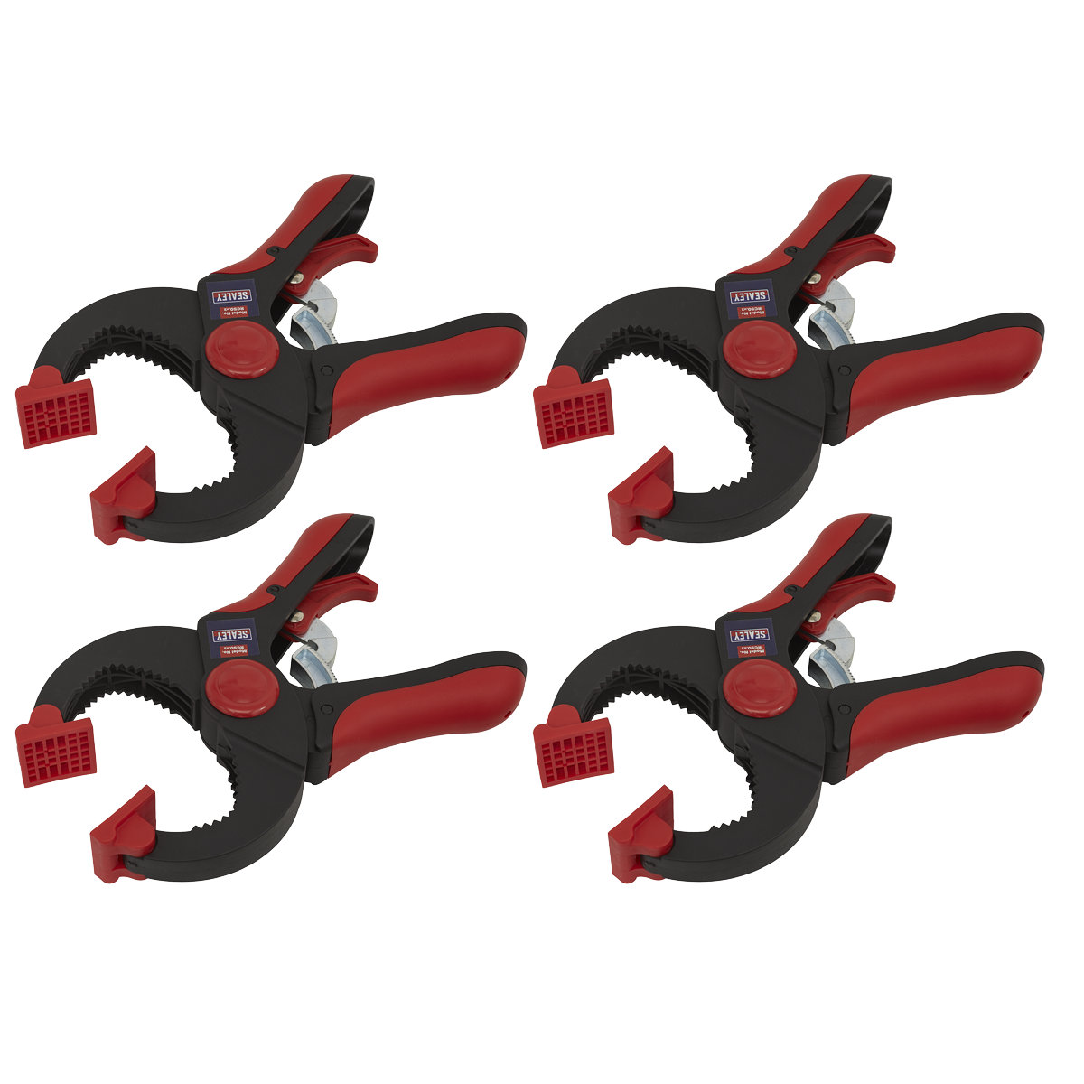 Sealey RC504 Ratchet Clamp Set 45mm 4pc