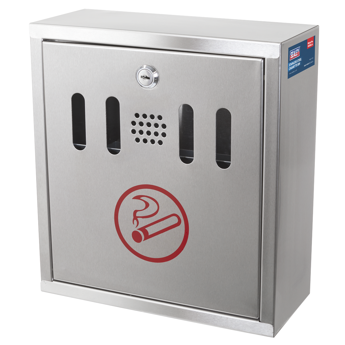 Sealey RCB02 Cigarette Bin Stainless Steel
