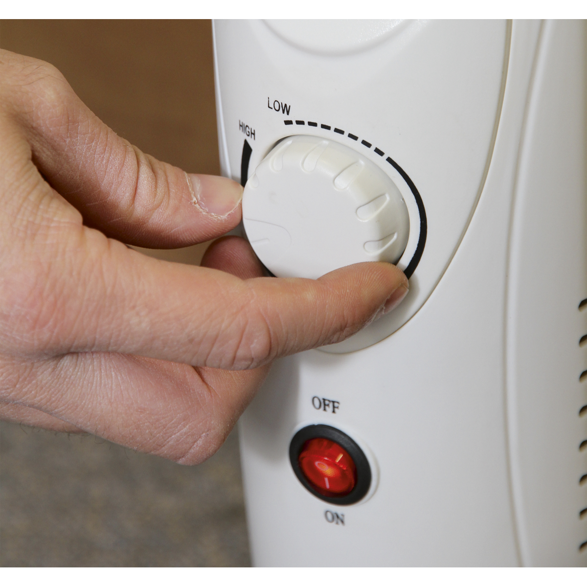 Sealey RD800 6-Element Oil-Filled Mini Radiator 800W/230V