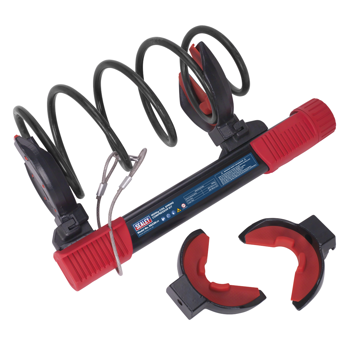 Sealey RE225 Coil Spring Compressor Kit 1600kg