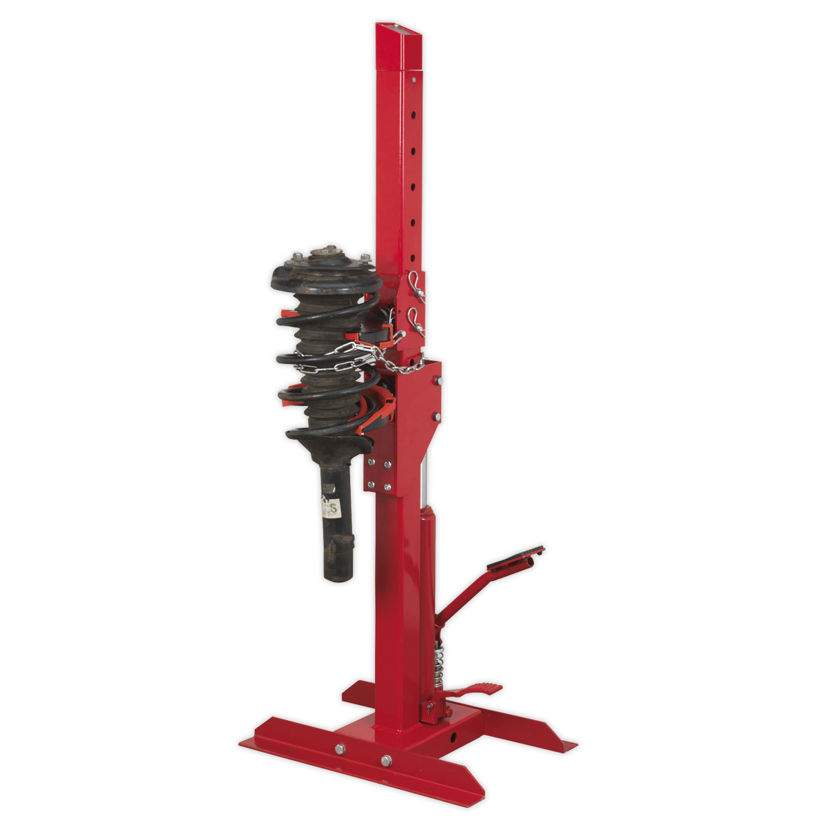 Sealey RE2311 Hydraulic Coil Spring Compressing Station with Gauge 2000kg Capacity