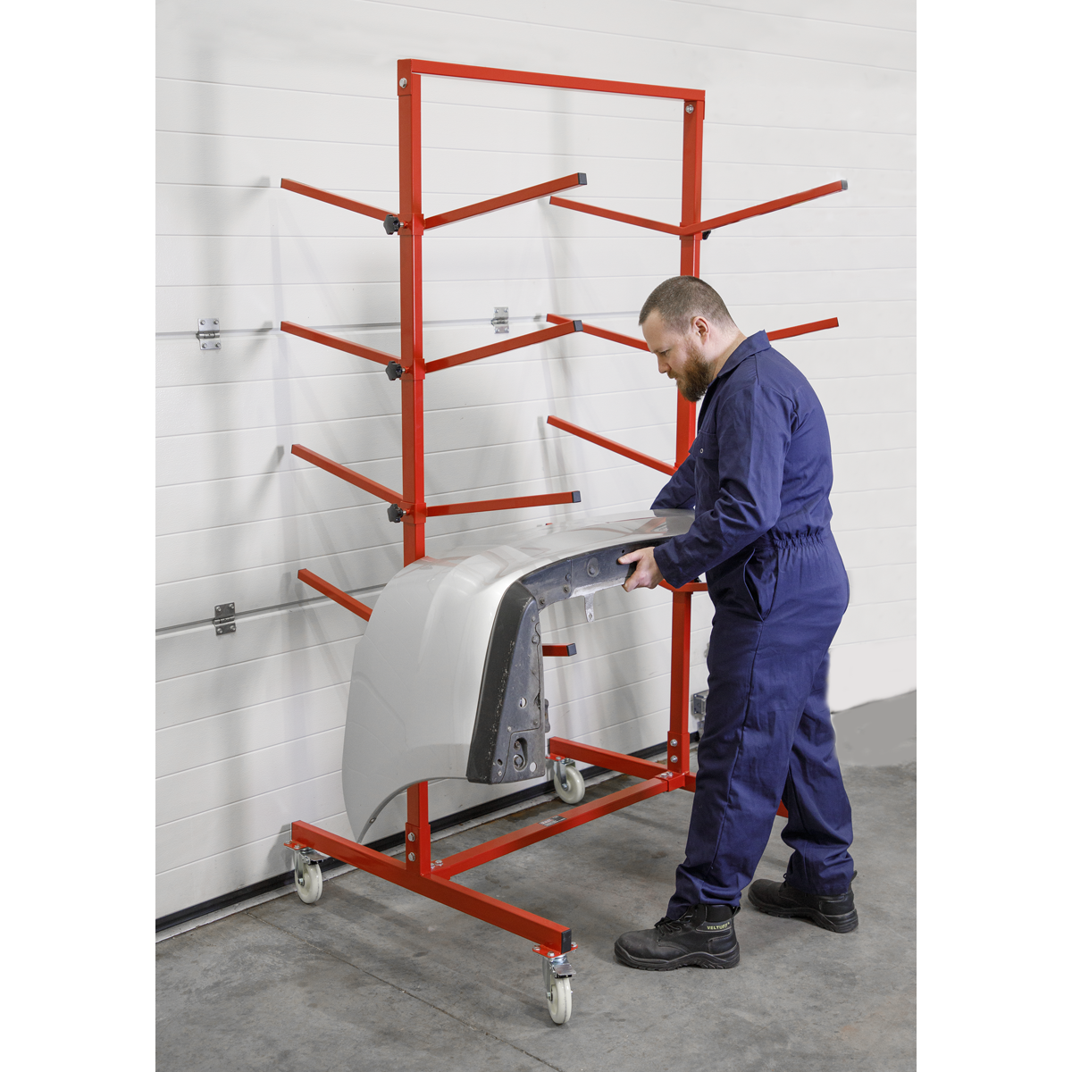 Sealey RE55 4-Level Double-Sided Bumper Rack
