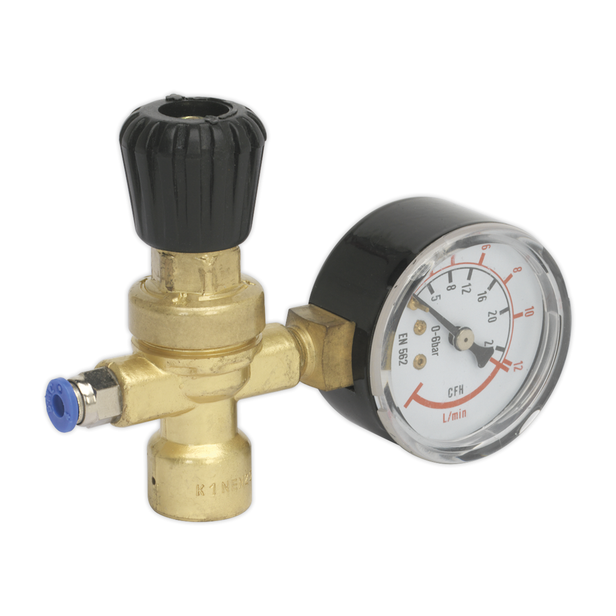 Sealey REG/MMG Disposable Cylinder MIG Gas Regulator 1-Gauge