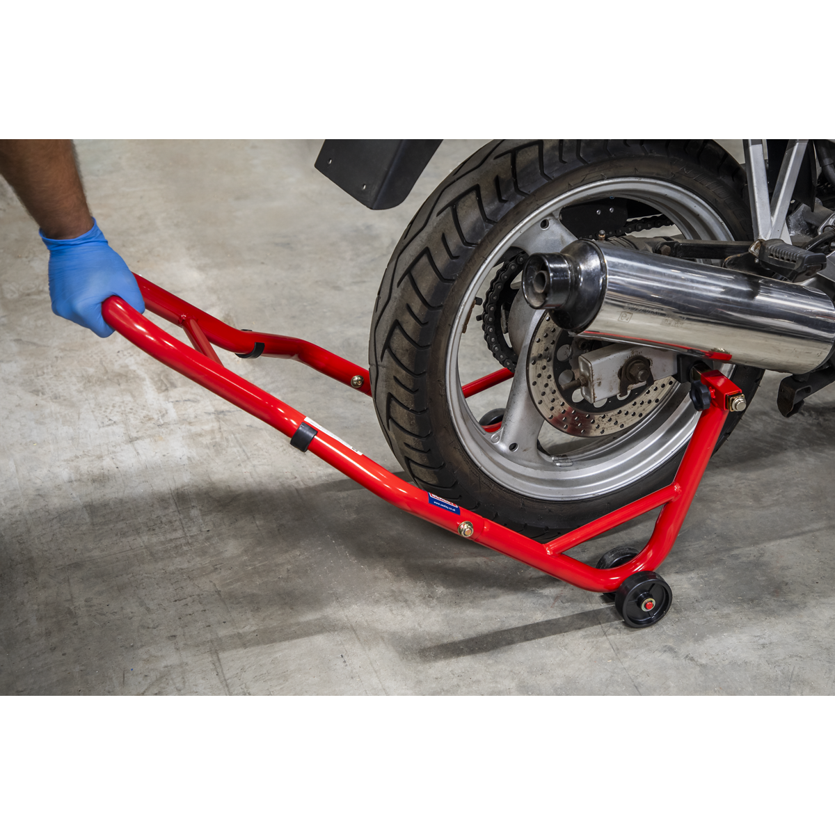 Sealey RPS2KD Rear Paddock Stand with Rubber Supports