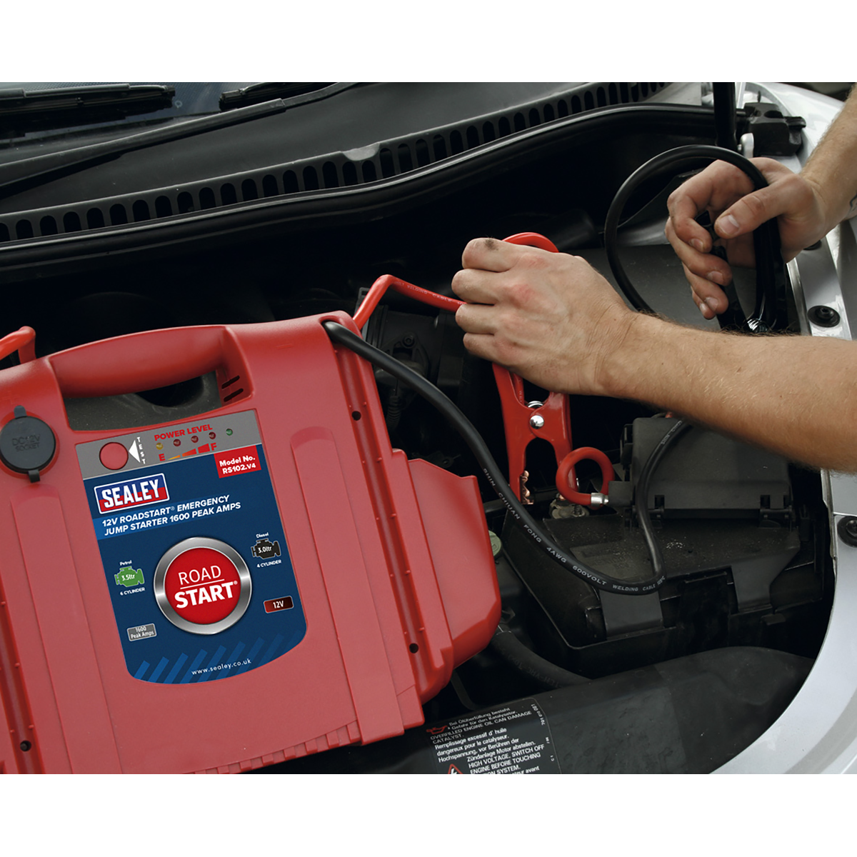 Sealey RS102 RoadStart® 12V Emergency Jump Starter 1600 Peak Amps