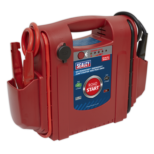 Sealey RS102 RoadStart® 12V Emergency Jump Starter 1600 Peak Amps