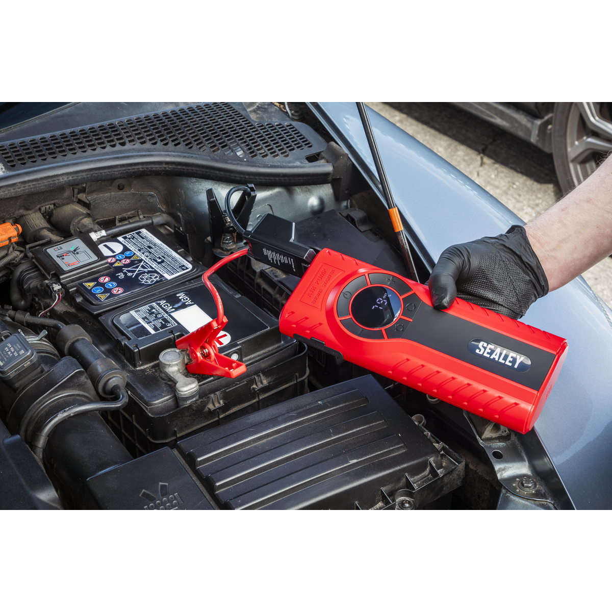Sealey RS1200TI RoadStart® 12V Jump Starter & Tyre Inflator 1200A